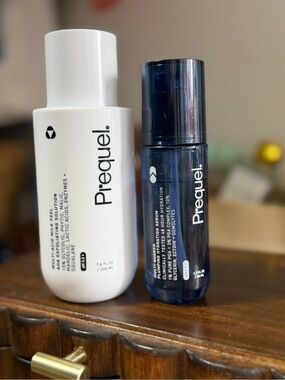 Prequel. Hydrating Face Serum & exfoliating milk peel